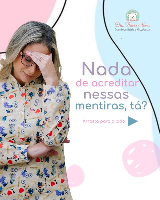 Publicação da Dra. Flávia sobre mitos e dúvidas em odontopediatria